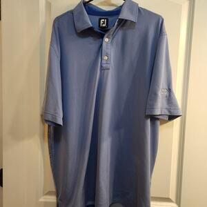FootJoy FJ‎ Golf Polo Shirt  Blue Memphis National Mens Extra Large